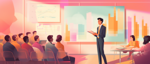 attending an academic conference