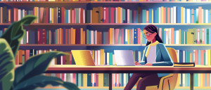 phd student researching scholarly articles