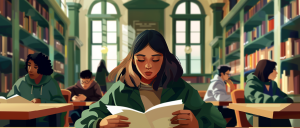 international phd student taking language test