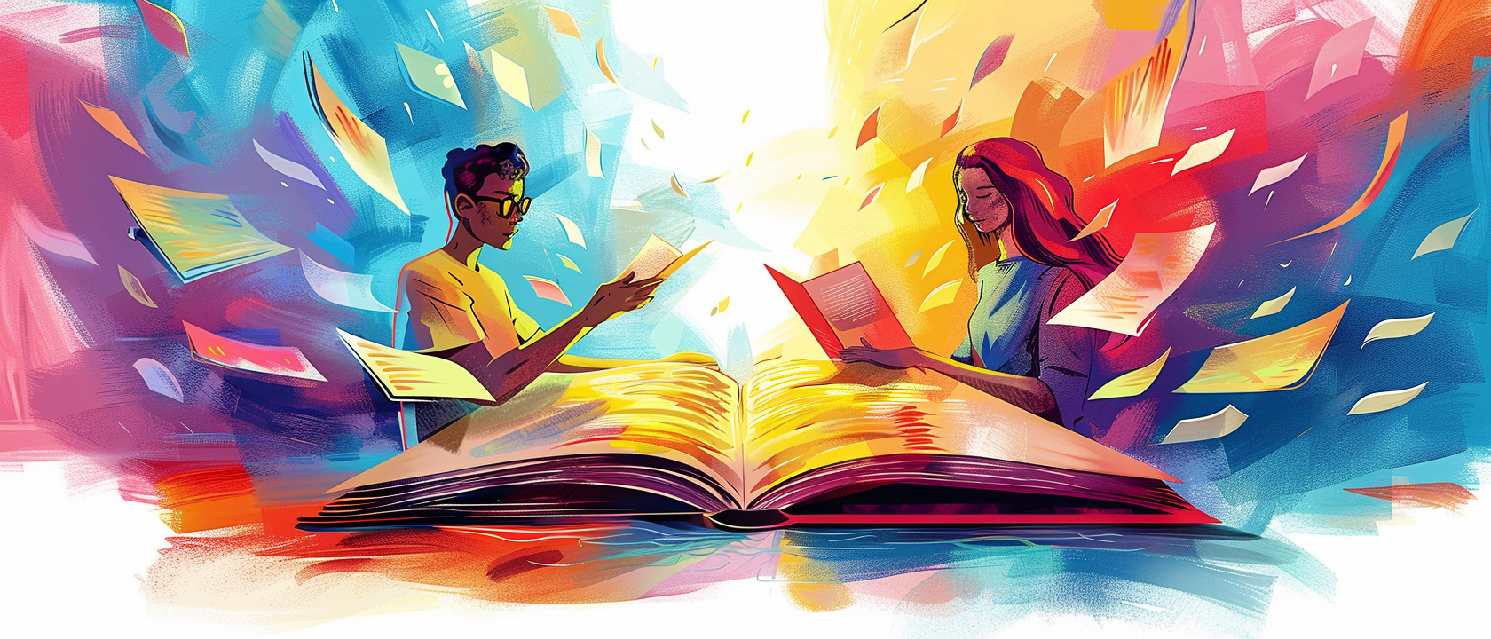 colourful book