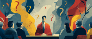 phd student answering viva questions