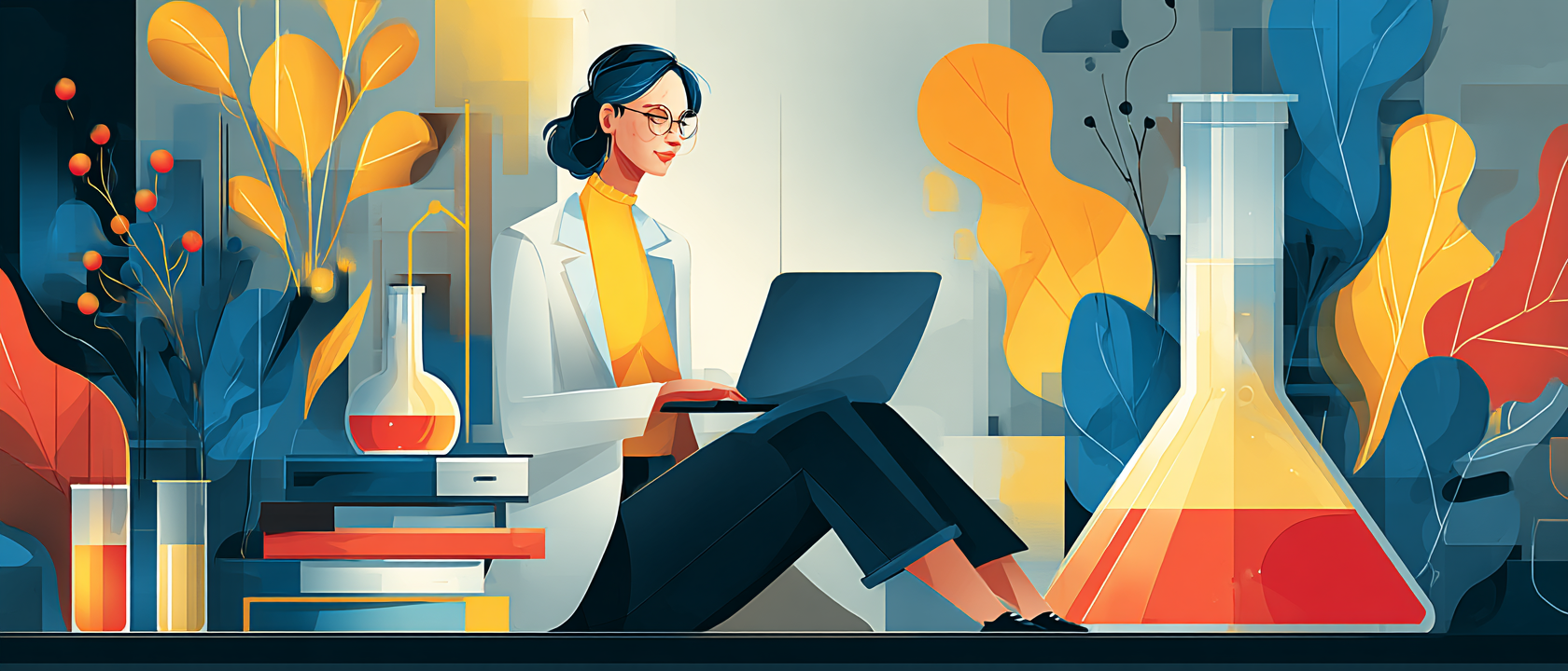 student writing a scientific paper follwoing IMRaD format